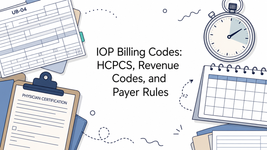 IOP Billing Codes: HCPCS, Revenue Codes, and Payer Rules